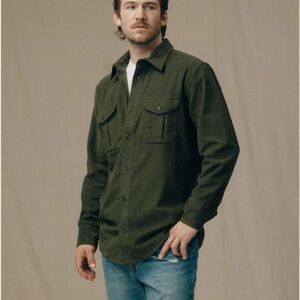 Filson Men’s Moleskin Seattle Shirt Green